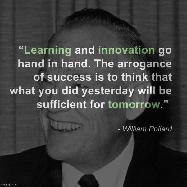 The essence of science is progress. | image tagged in william pollard quote,science,learning,innovation,progress,progressive | made w/ Imgflip meme maker
