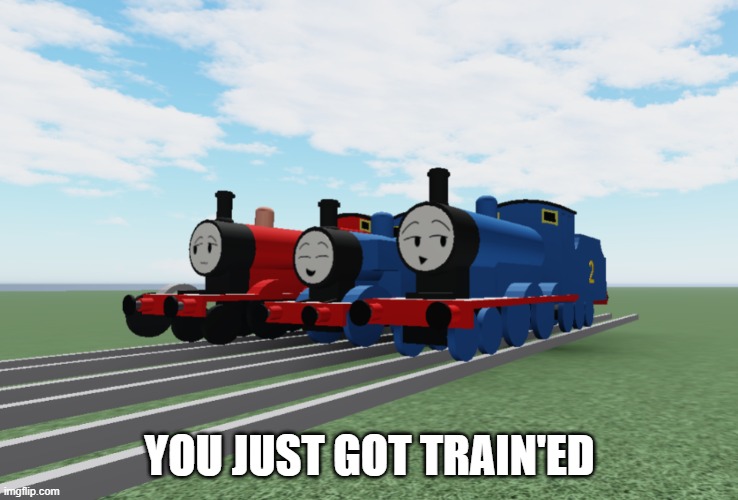 Train. | YOU JUST GOT TRAIN'ED | image tagged in memes | made w/ Imgflip meme maker