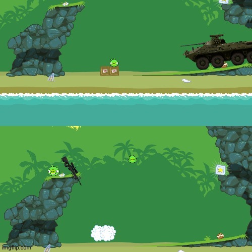 Hehe | image tagged in bad piggies | made w/ Imgflip meme maker