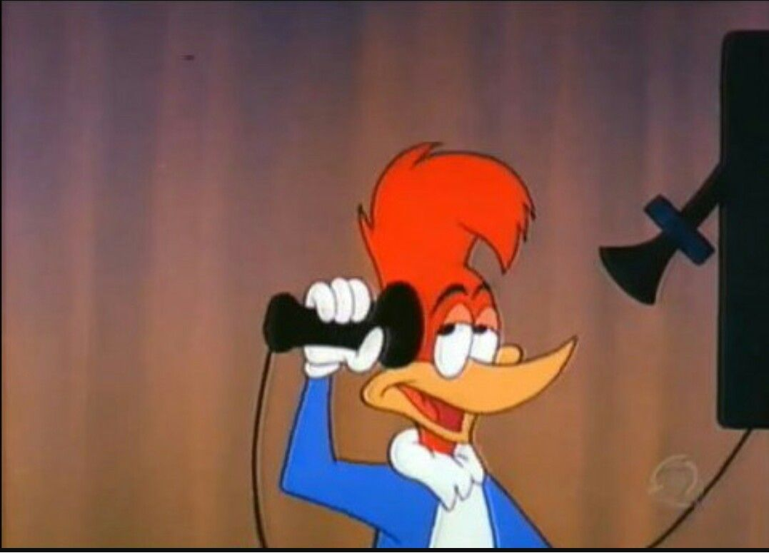 Woodpecker on Telephone Blank Meme Template