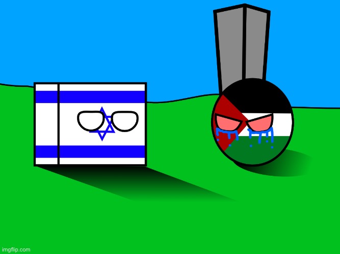 image tagged in israel and paletine argument | made w/ Imgflip meme maker
