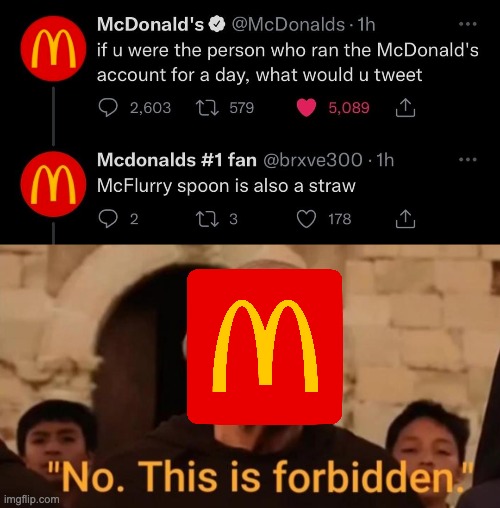 I kind of wanna try it now | image tagged in no this is forbidden,memes,unfunny | made w/ Imgflip meme maker