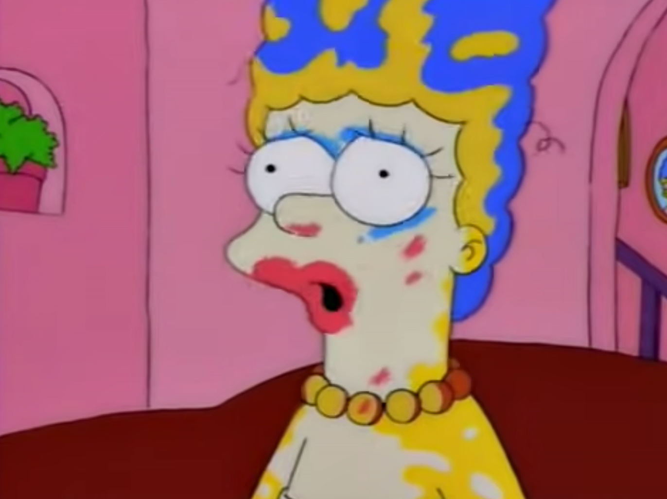 High Quality Marge makeup Blank Meme Template