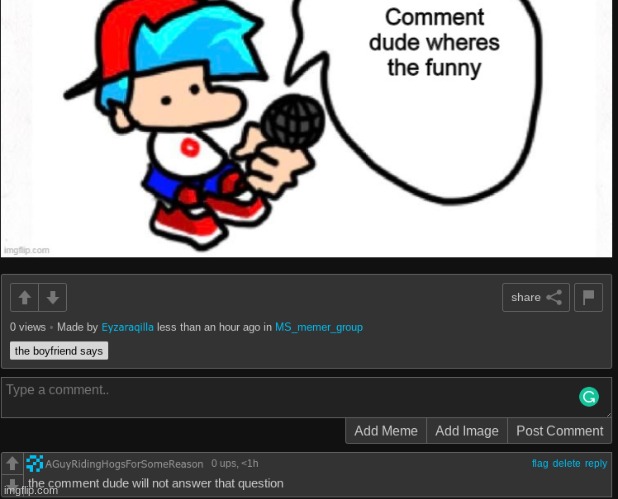 made w/ Imgflip meme maker