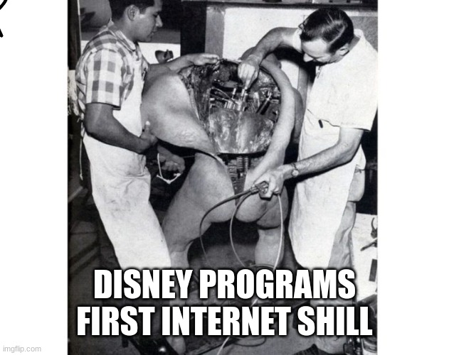This Day In History | DISNEY PROGRAMS FIRST INTERNET SHILL | image tagged in wtf,funny,reid moore,disney,funny memes | made w/ Imgflip meme maker