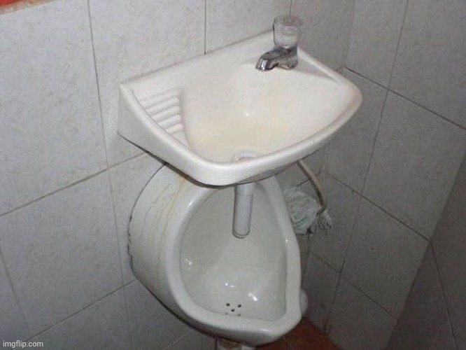 It's a guy thing | image tagged in you had one job,sink,diy,funny,lol | made w/ Imgflip meme maker