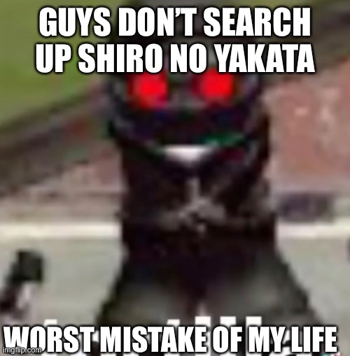 hentai | GUYS DON’T SEARCH UP SHIRO NO YAKATA; WORST MISTAKE OF MY LIFE | image tagged in bruhj | made w/ Imgflip meme maker