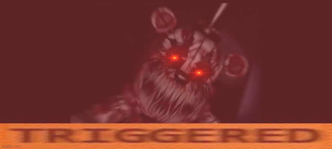 Nightmare CTW funtime freddy triggered Blank Meme Template