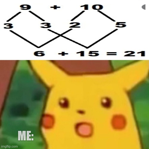 Surprised Pikachu Meme | ME: | image tagged in memes,surprised pikachu | made w/ Imgflip meme maker