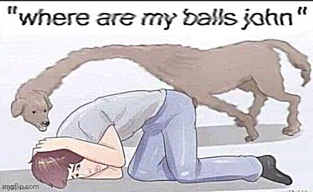 Where are my balls john | image tagged in where are my balls john | made w/ Imgflip meme maker