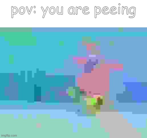 pee | pov: you are peeing | image tagged in pee | made w/ Imgflip meme maker