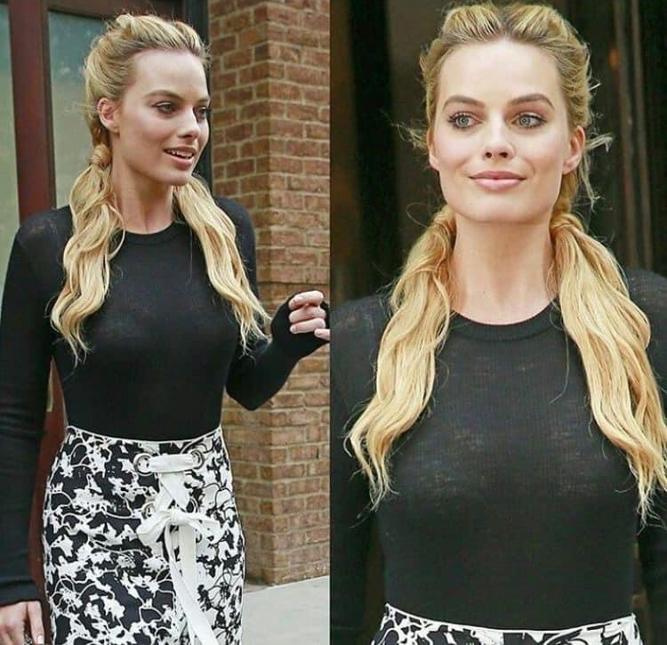 High Quality Margot Robbie Blank Meme Template