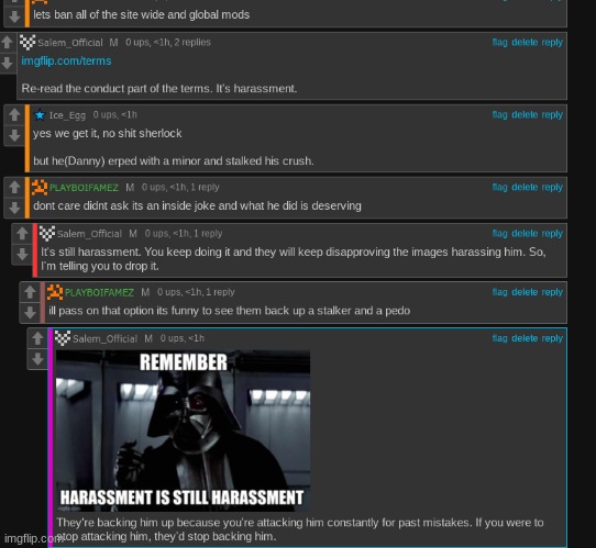 salem supports danny bruv XD now they really gathering up a circus over there | made w/ Imgflip meme maker