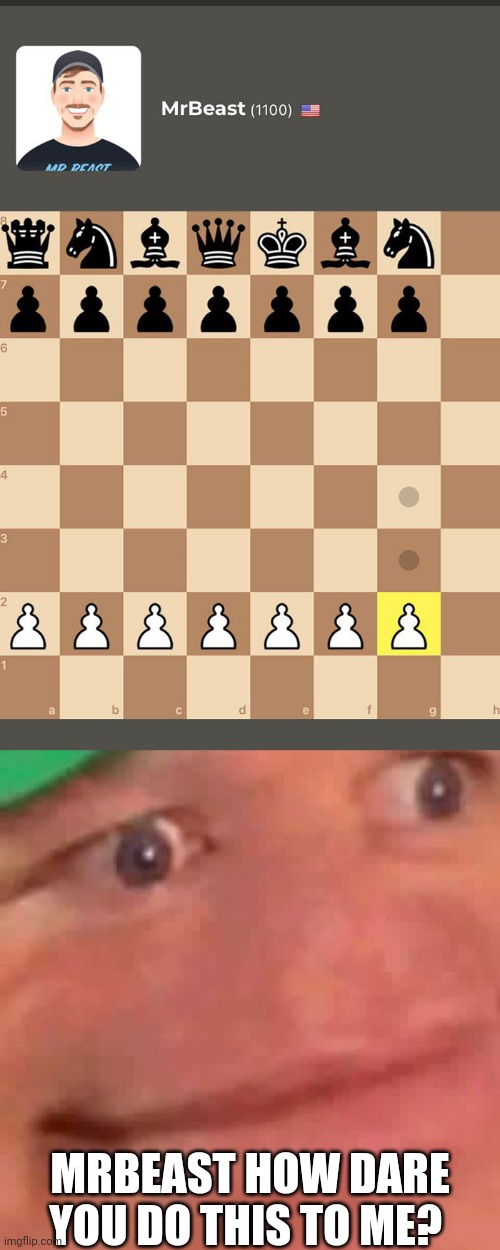Where us the right side of the board anyway? | MRBEAST HOW DARE YOU DO THIS TO ME? | image tagged in wait hol up,mrbeast | made w/ Imgflip meme maker
