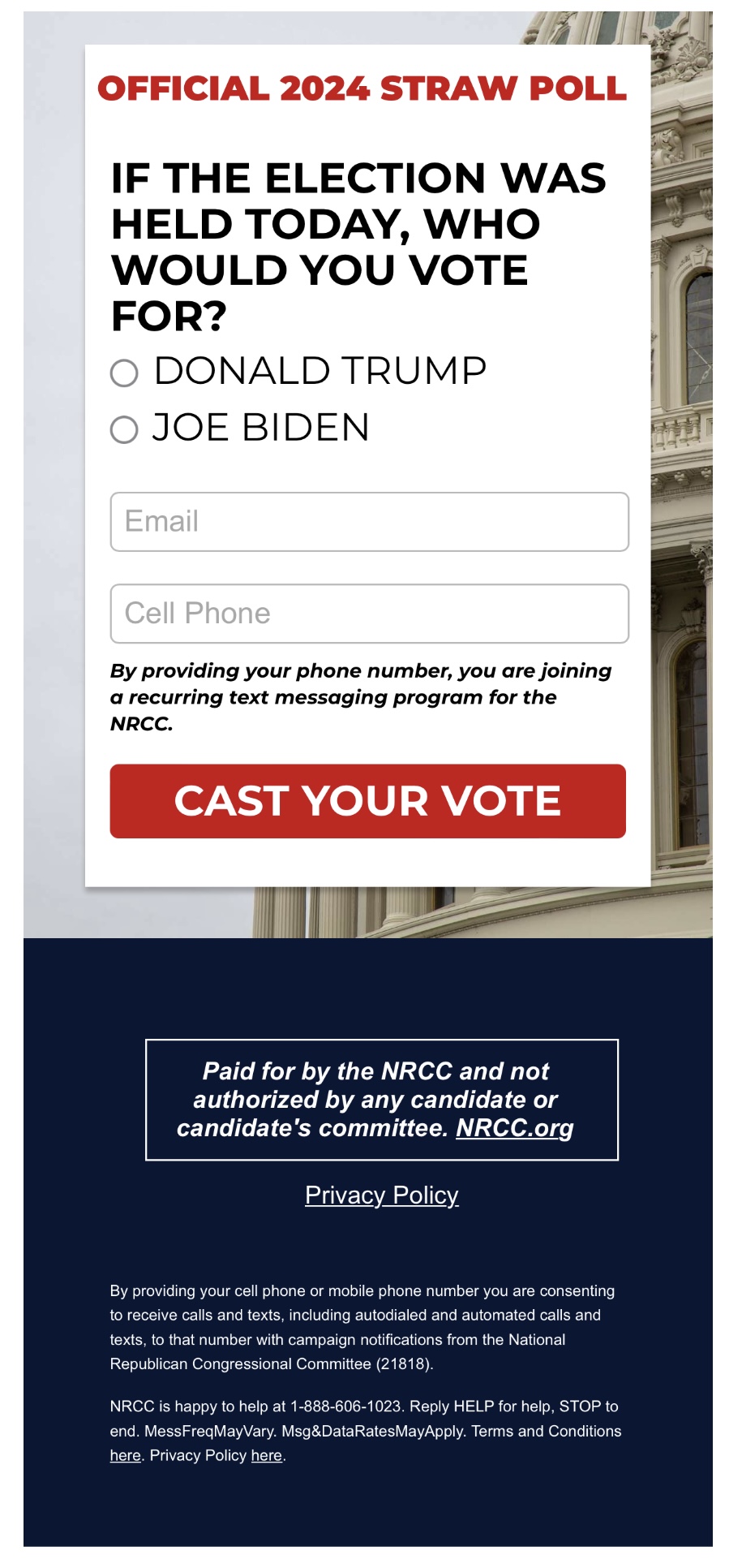 NRCC Poll Blank Meme Template