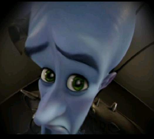 Megamind peeking | image tagged in no bitches,touch grass maybe then bitches | made w/ Imgflip meme maker