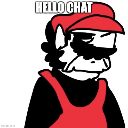 Dissapointed MX | HELLO CHAT | image tagged in dissapointed mx | made w/ Imgflip meme maker