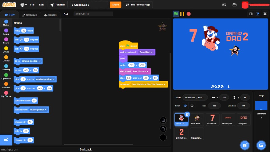 sneak peak of a game I'm making | made w/ Imgflip meme maker