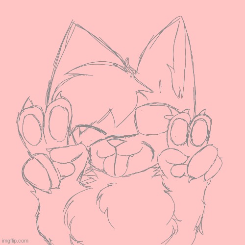 Just a WIP for a Discord Friend Requested (Trying to draw snouts lol) | made w/ Imgflip meme maker