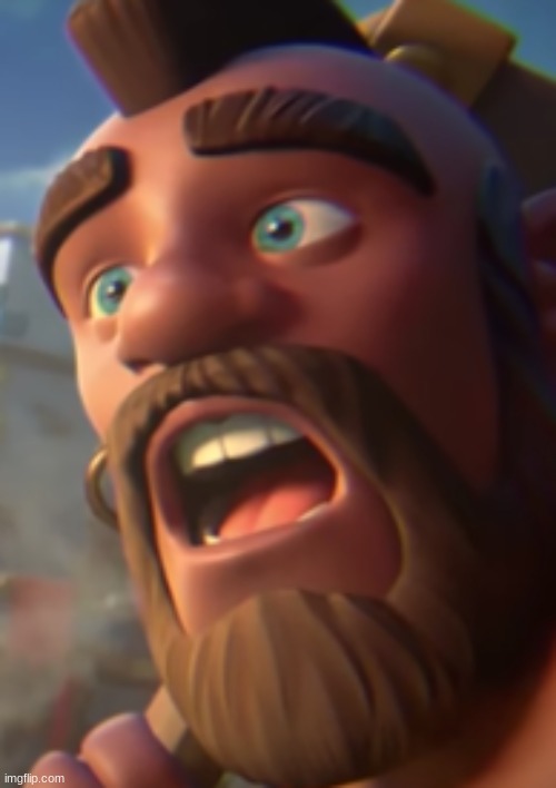 Surprised Hog Rider | image tagged in surprised hog rider | made w/ Imgflip meme maker