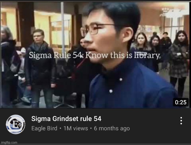 I legit thought this said Sigma Grindset rule 34 | made w/ Imgflip meme maker
