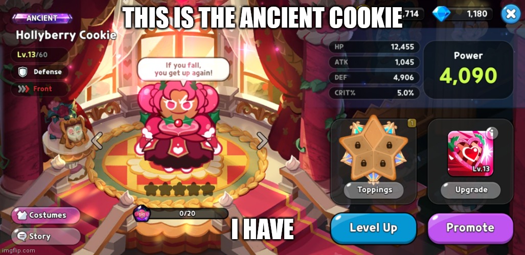 THIS IS THE ANCIENT COOKIE; I HAVE | made w/ Imgflip meme maker