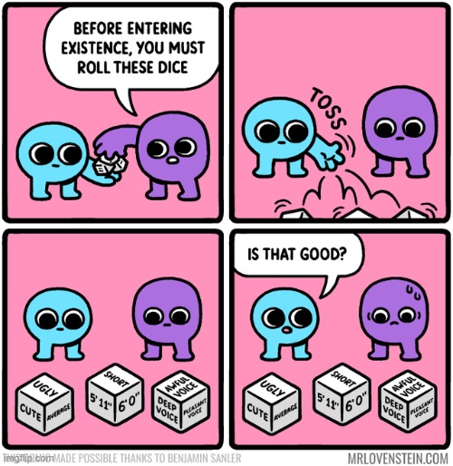 oof | image tagged in comics/cartoons,born,dice,oof | made w/ Imgflip meme maker