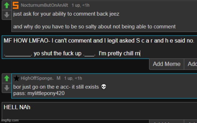 *dies* I'm a good person I swear ong bruh | made w/ Imgflip meme maker