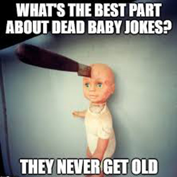 baby doll being stabbed Blank Meme Template