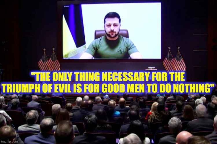 The Human Race Is Incorrigible | "THE ONLY THING NECESSARY FOR THE TRIUMPH OF EVIL IS FOR GOOD MEN TO DO NOTHING" | image tagged in memes,incorrigible,hopeless,useless,pointless,we're all doomed | made w/ Imgflip meme maker