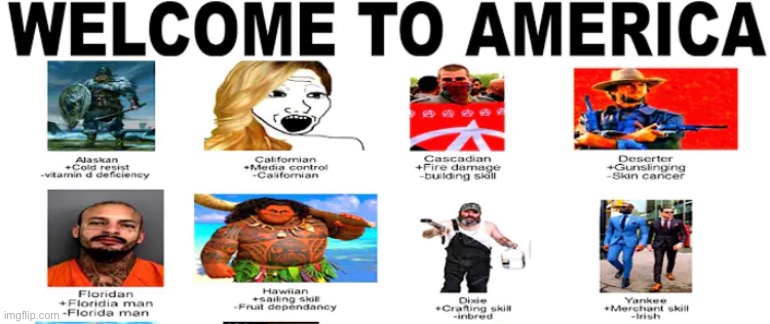 CHOOSE YOUR CHARACTER! | image tagged in america | made w/ Imgflip meme maker