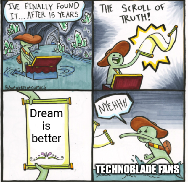 Loyal Technoblade fans Blank Meme Template