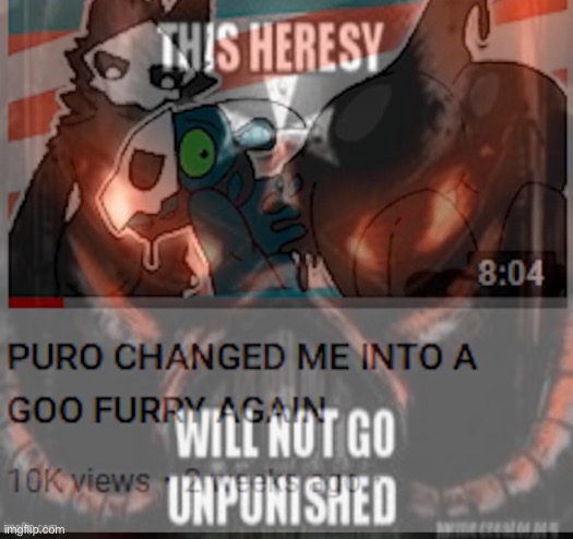 THIS HERESY SHALL NOT GO UNPUNISHED | image tagged in this heresy shall not go unpunished | made w/ Imgflip meme maker