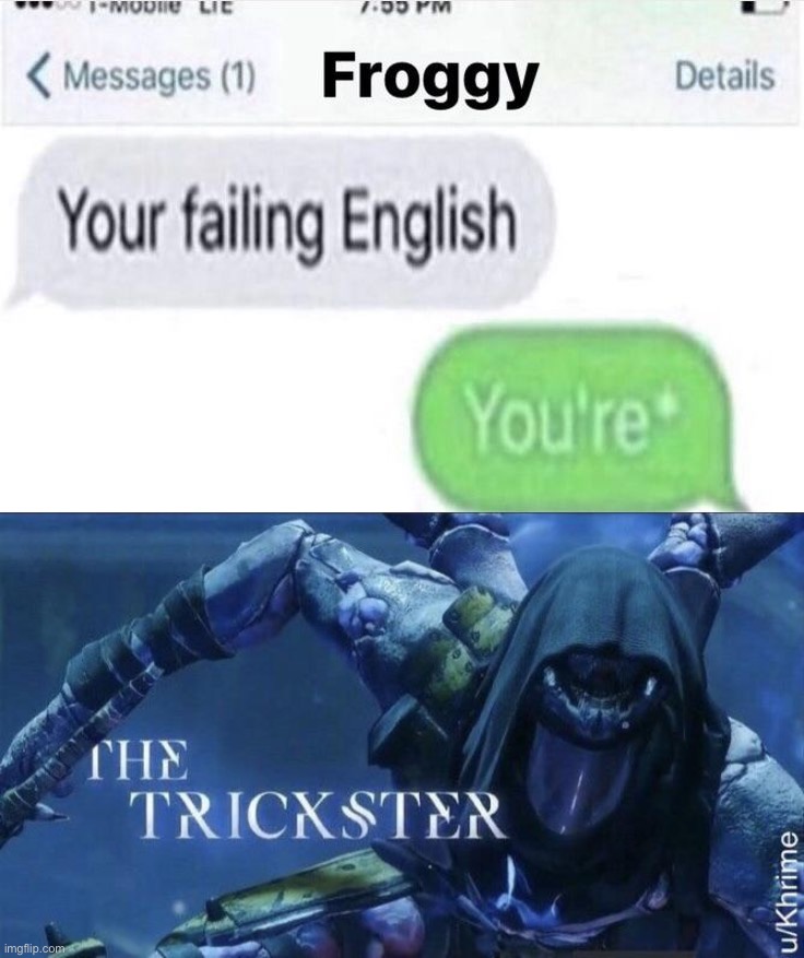 He corrected HIM | image tagged in the trickster,memes,funny,wait what,correction,oh wow | made w/ Imgflip meme maker