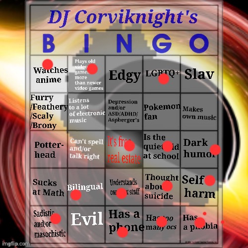 Can I has mod | image tagged in dj corviknight's bingo | made w/ Imgflip meme maker