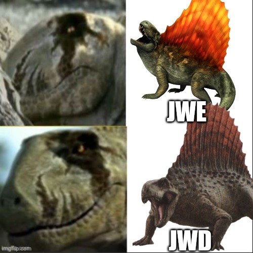 What's your favorite Dimetrodon from (Mines dominion in my opinion) | JWE; JWD | image tagged in dimetrodon approves,dimetrodon,jurassic park,jurassic world,reptile,animals | made w/ Imgflip meme maker