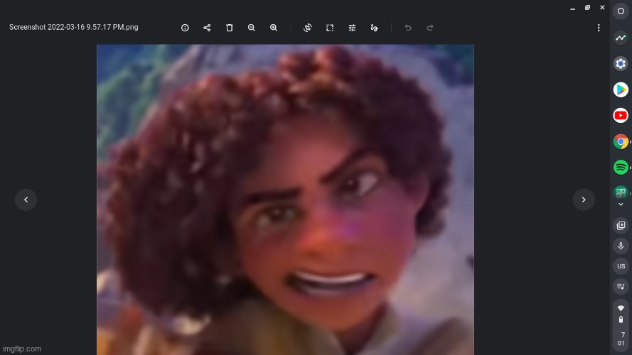my friend was messing with my computer and the next time I opened it this scared the shit out me | made w/ Imgflip meme maker