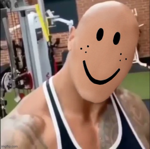 Da Rock Freckles face | image tagged in the rock | made w/ Imgflip meme maker