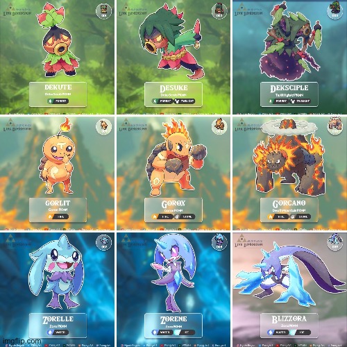 Zelda themed Pokémon :3 | image tagged in the legend of zelda breath of the wild,pokemon | made w/ Imgflip meme maker