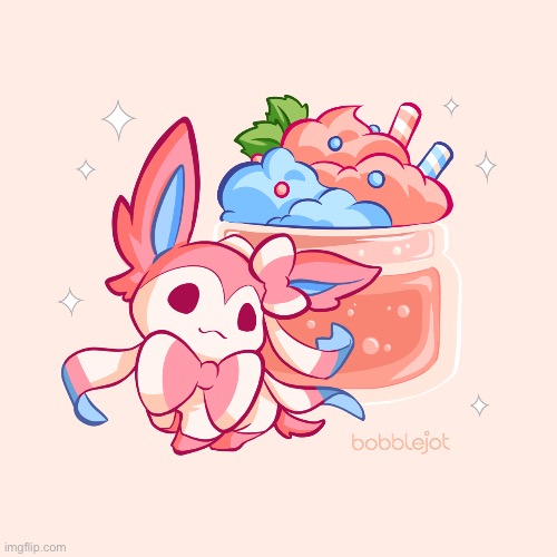 As requested here’s Sylveon:3 | image tagged in sylveon,cute | made w/ Imgflip meme maker