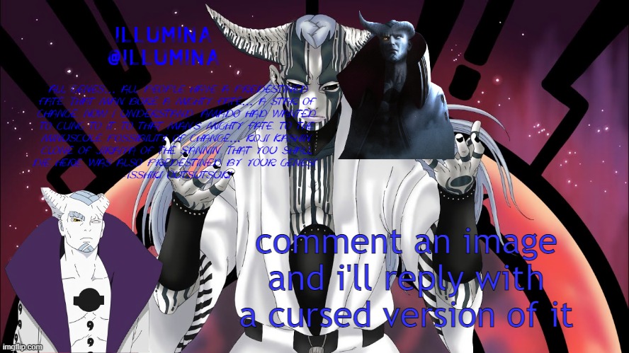 comment an image and i'll reply with a cursed version of it | made w/ Imgflip meme maker