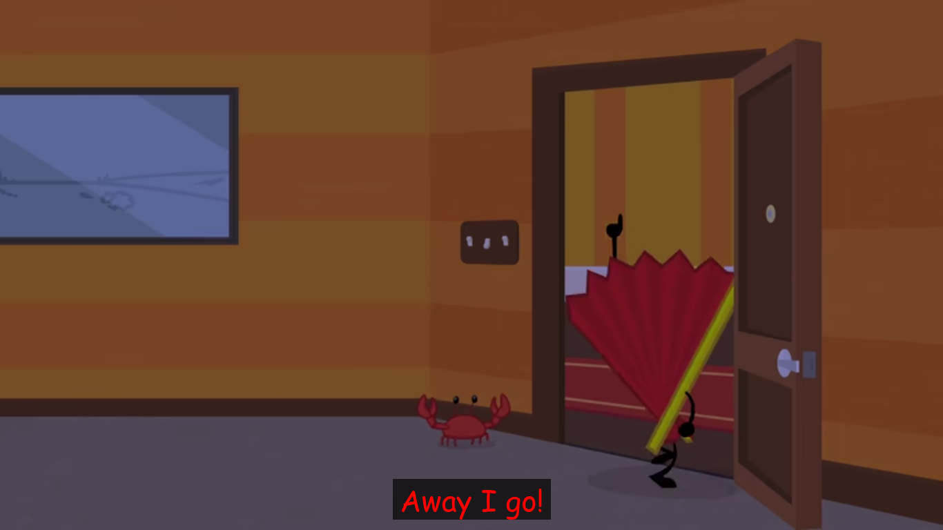 Away I go! Blank Meme Template