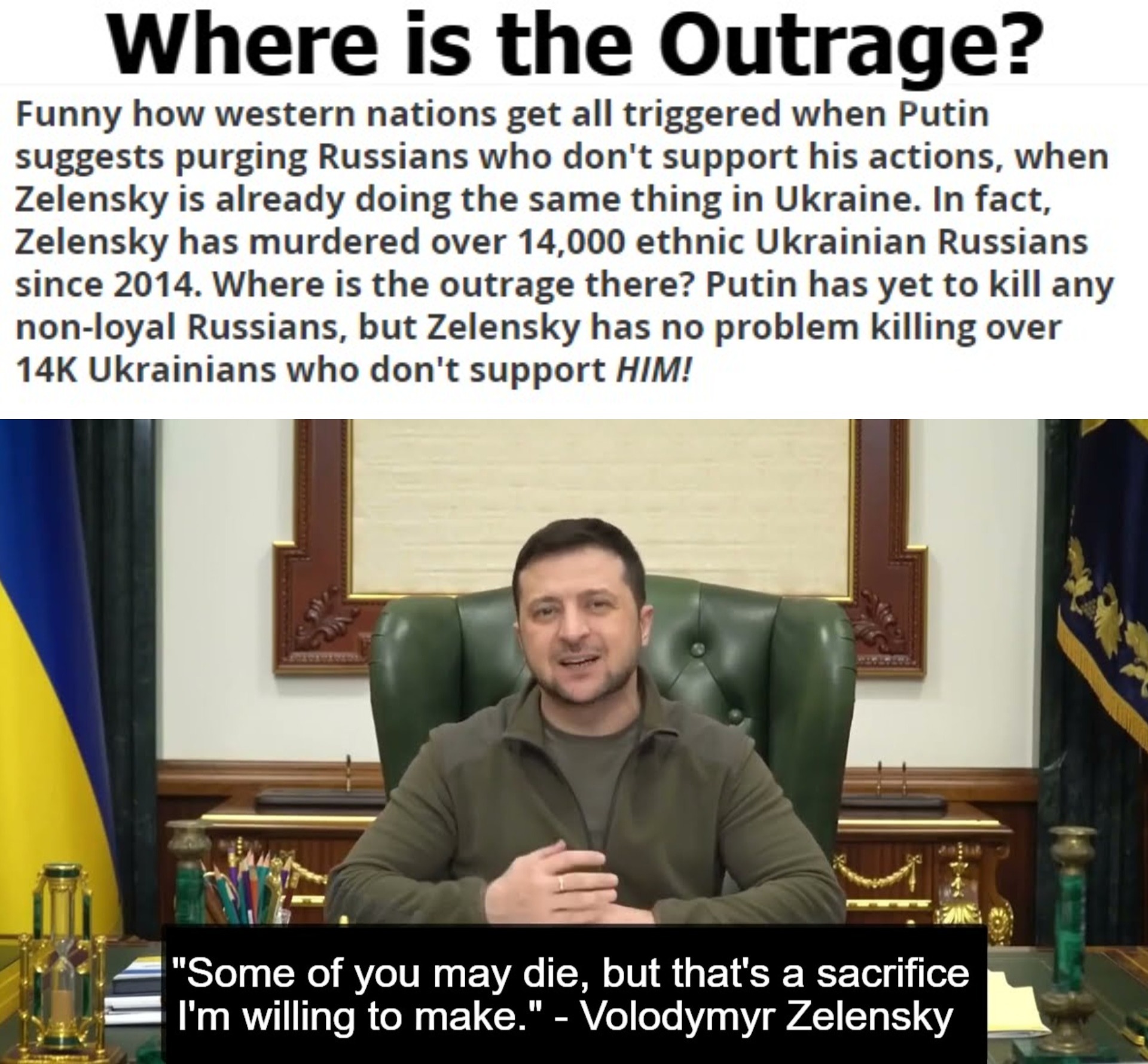 Meet the Butcher of Kyiv. | image tagged in volodymyr zelensky,little hitler,the murderer,vladimir putin,ukrainian lives matter,ukrainian hypocrisy | made w/ Imgflip meme maker