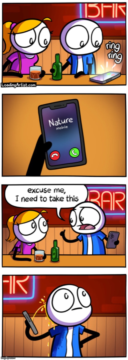 When nature calls | image tagged in comics | made w/ Imgflip meme maker