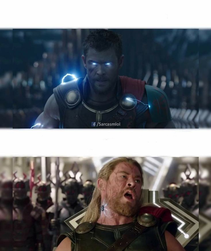 Thor god of thunder Blank Meme Template