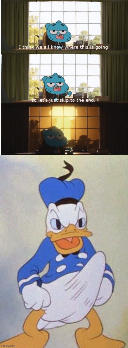 image tagged in i think we all know where this is going,horny donald duck | made w/ Imgflip meme maker