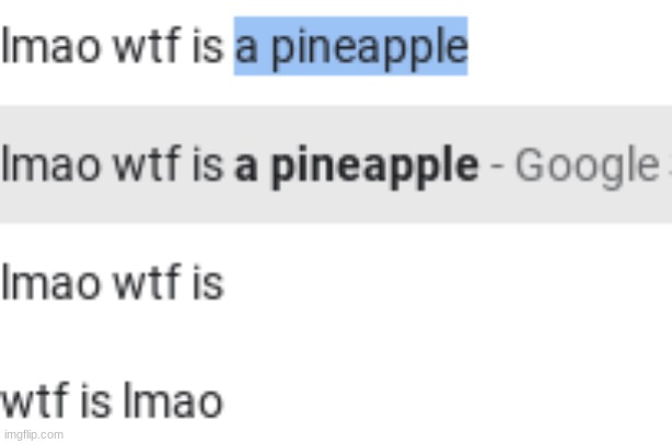image tagged in pineapple,google search | made w/ Imgflip meme maker
