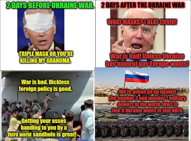 And all of the sudden the left was pro war... | third world | image tagged in war,is good if,ukraine,has natural gas,europe,wants | made w/ Imgflip meme maker
