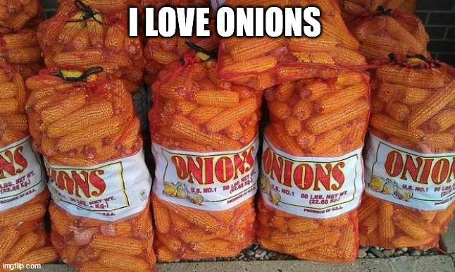 I LOVE ONIONS | made w/ Imgflip meme maker