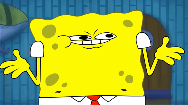 Spongebob "er, wha?" Blank Meme Template